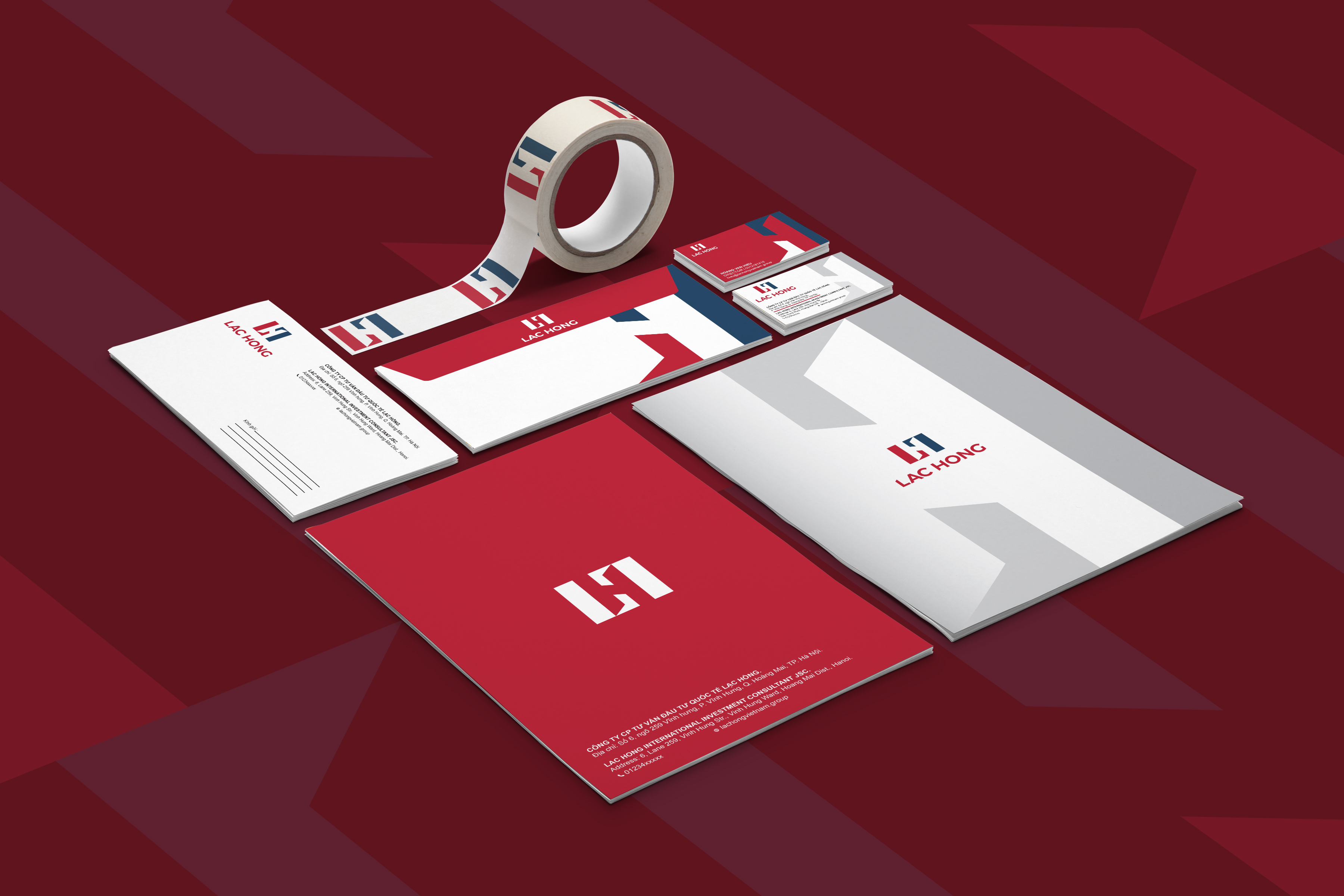 Lạc Hồng - Thiết kế logo nhận diện thương hiệu Lạc Hồng